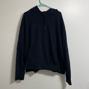 Black Sports Illustrated Athleisure Hooded Sweatshirt